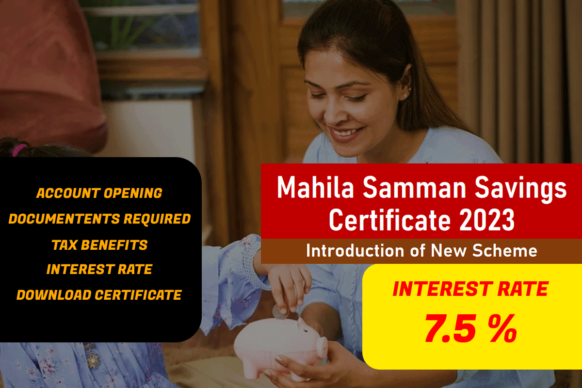 Mahila Samman savings certificate